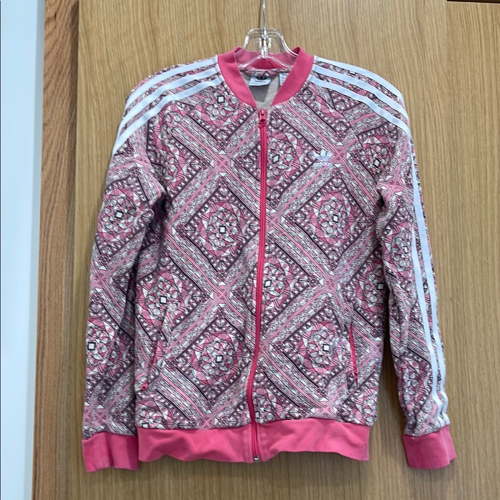 adidas Originals Kids Pink Patterned Jacket
